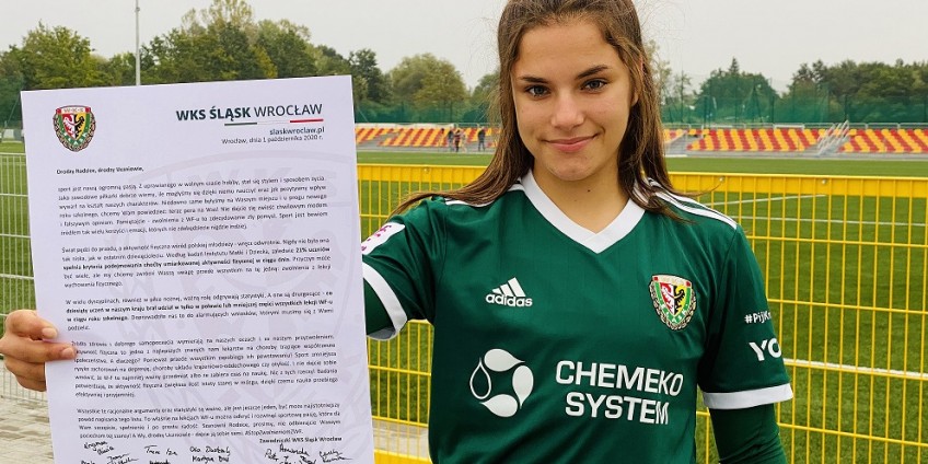 Piłkarki Śląska zachęcają do ruchu