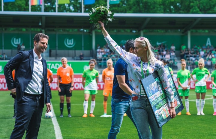 Kasia Kiedrzynek pożegnana przez Wolfsburg