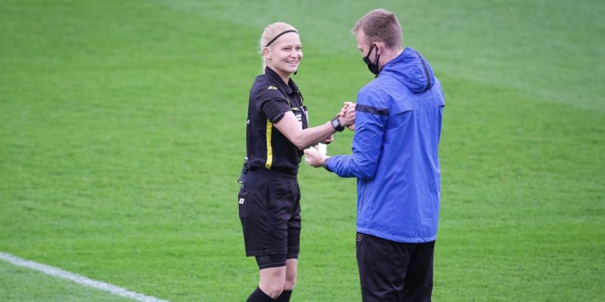 Ewa Augustyn sędziowała w męskiej I lidze