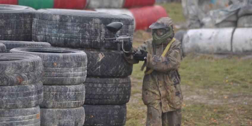 Paintball przed ligą. Integracja Rysów