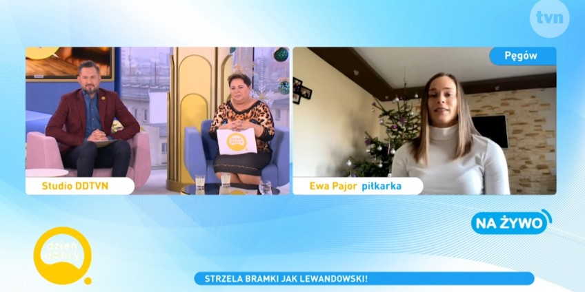 Ewa Pajor w Dzień Dobry TVN