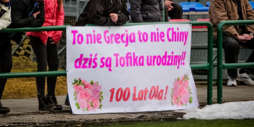 Na meczu urodziny Oli Dobrowolskiej