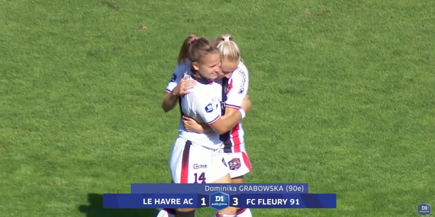 Grabowska z asystą i golem w debiucie