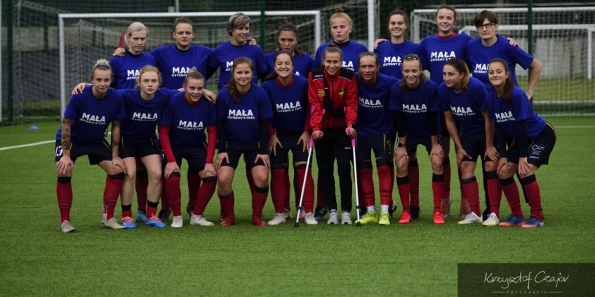 Łuczak po rekonstrukcji więzadła 