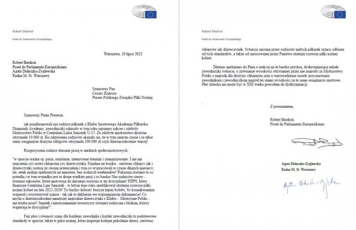 W Brukseli o dyskryminacji juniorek przez PZPN?