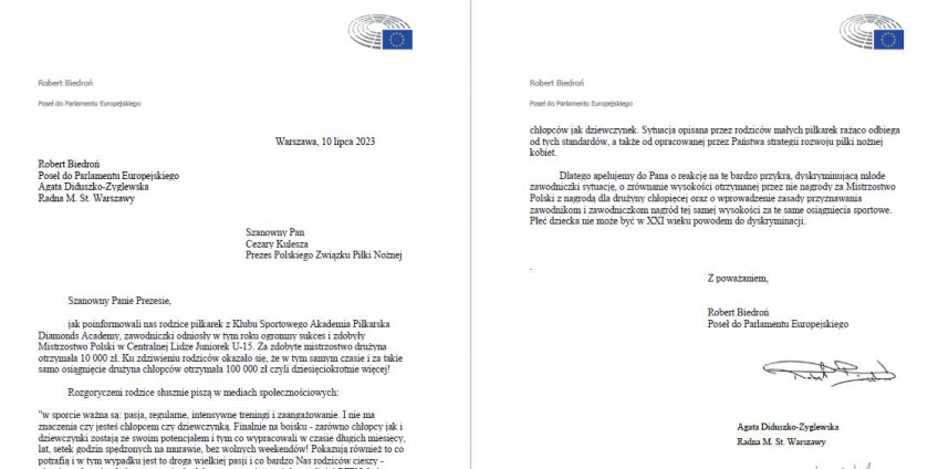 W Brukseli o dyskryminacji juniorek przez PZPN?