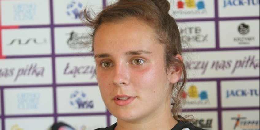 Alicja Piechocka z golem w Ekstralidze