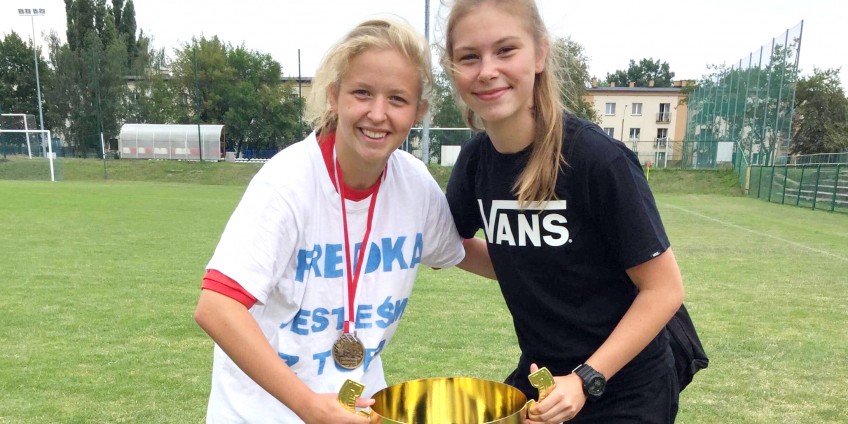 Paula Oleksiak już z golem