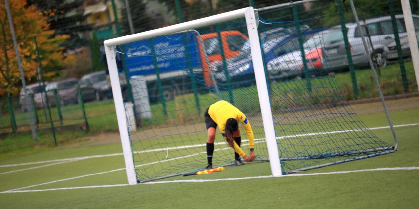 Nie zabezpieczyli bramek w meczu młodziczek