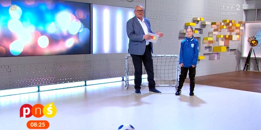 Młoda piłkarka w Pytaniu na Śniadanie