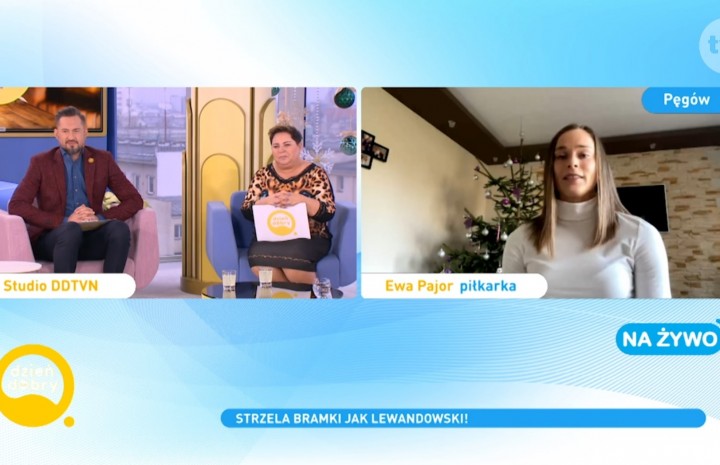Ewa Pajor w Dzień Dobry TVN
