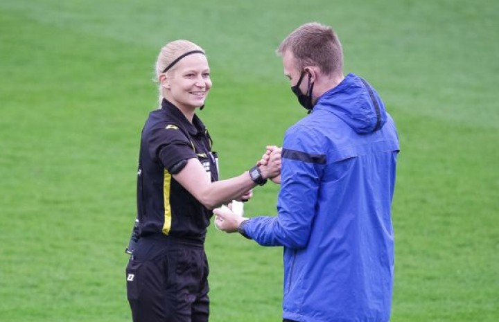 Ewa Augustyn sędziowała w męskiej I lidze