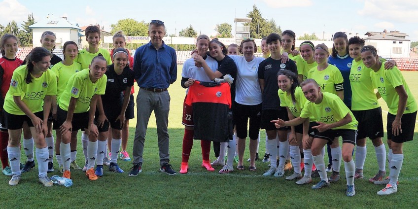 Podziękowali Klaudii i życzyli powodzenia