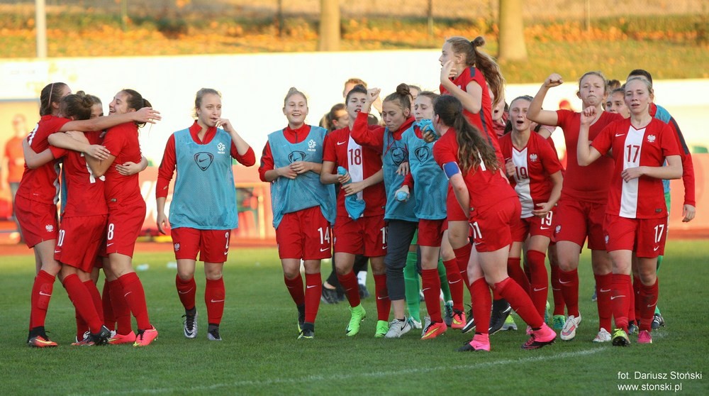 Radość U17 po awansie